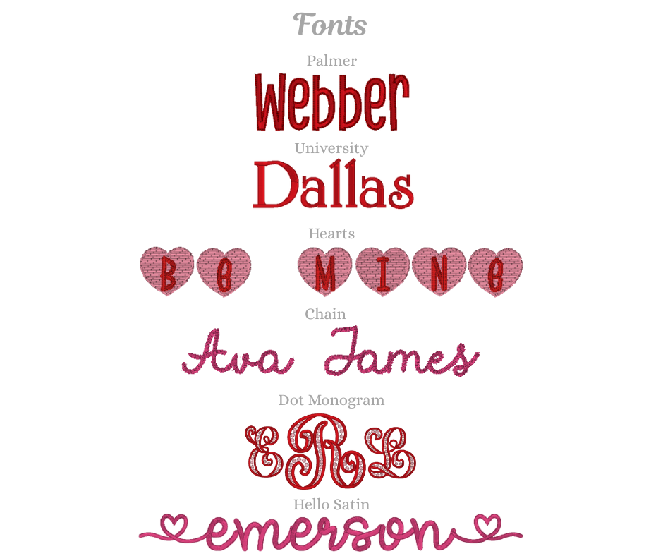 Boys Embroidered Valentines Sweatshirt