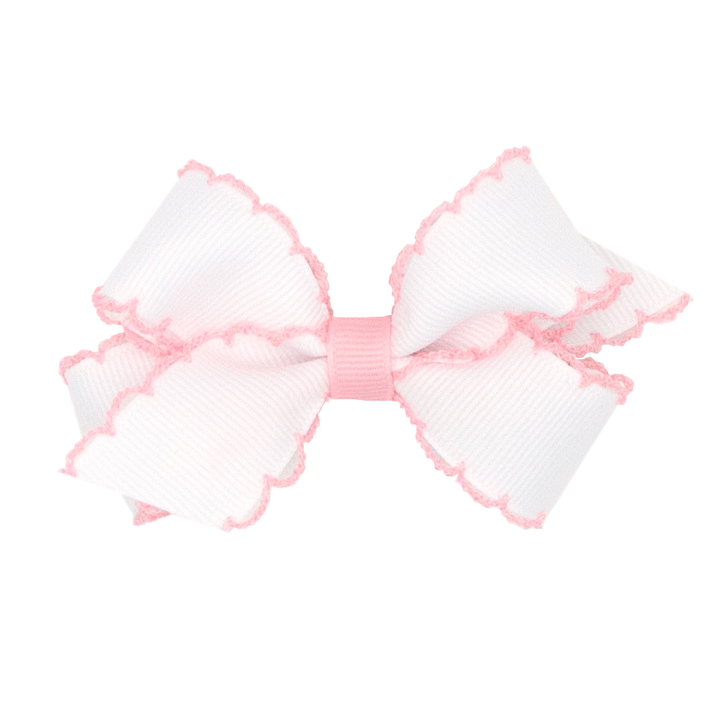 Wee Ones Moonstitch Grosgrain Hair Bow
