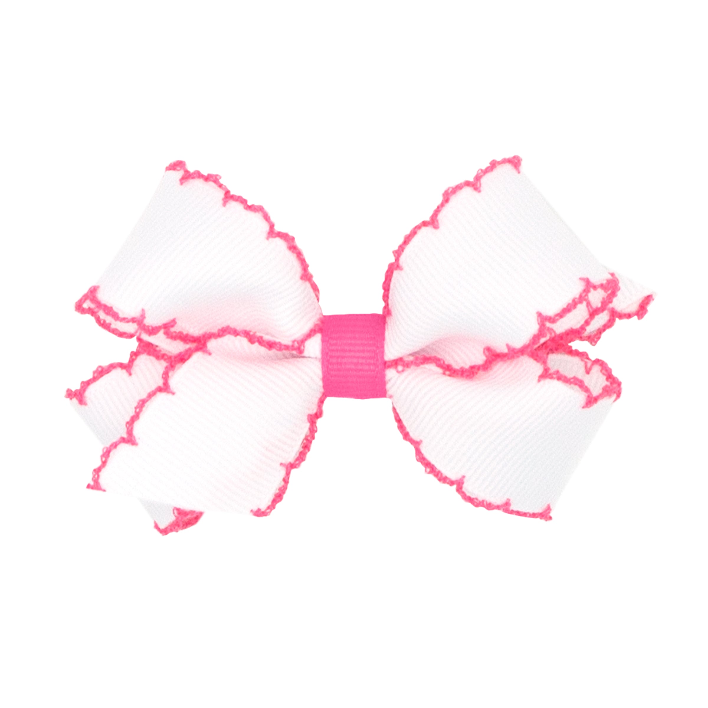 Wee Ones Moonstitch Grosgrain Hair Bow