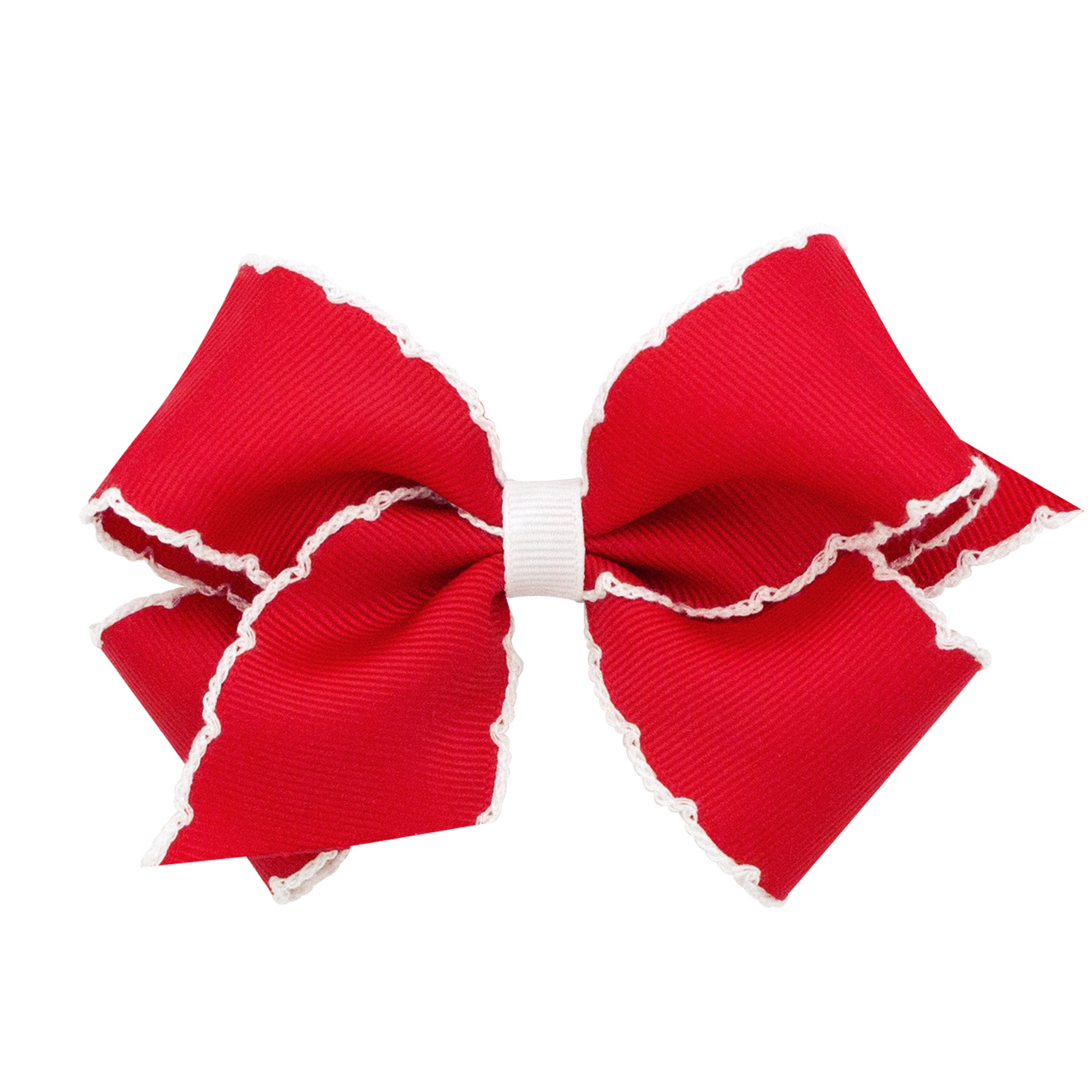 Wee Ones Moonstitch Grosgrain Hair Bow