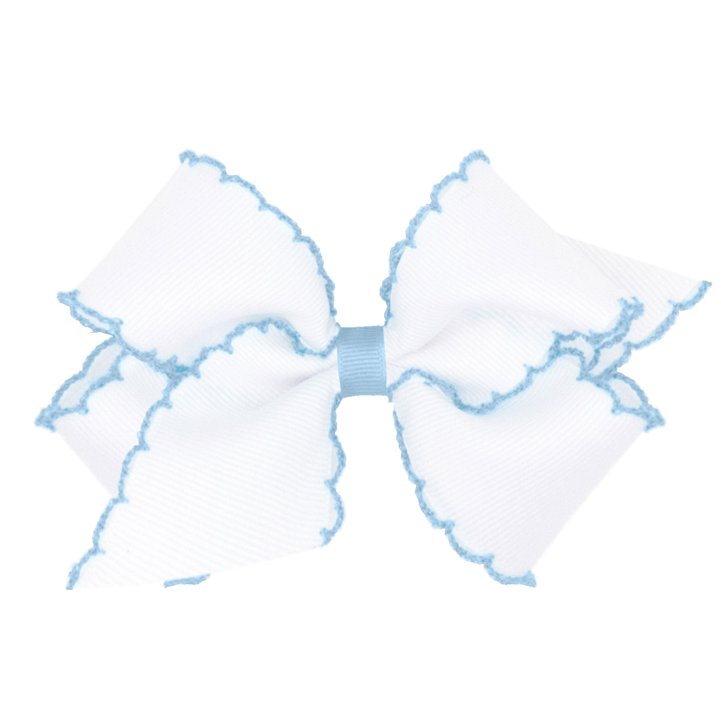 Wee Ones Moonstitch Grosgrain Hair Bow