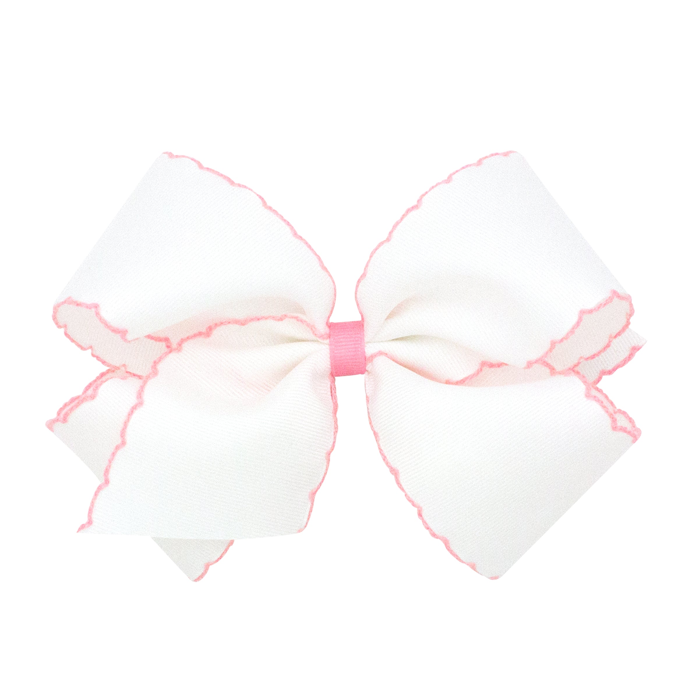 Wee Ones Moonstitch Grosgrain Hair Bow