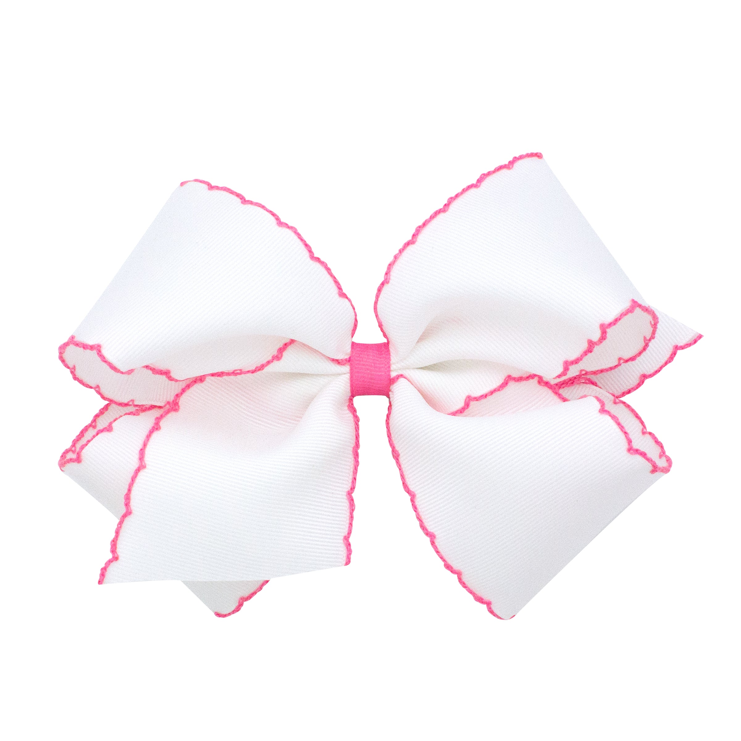 Wee Ones Moonstitch Grosgrain Hair Bow