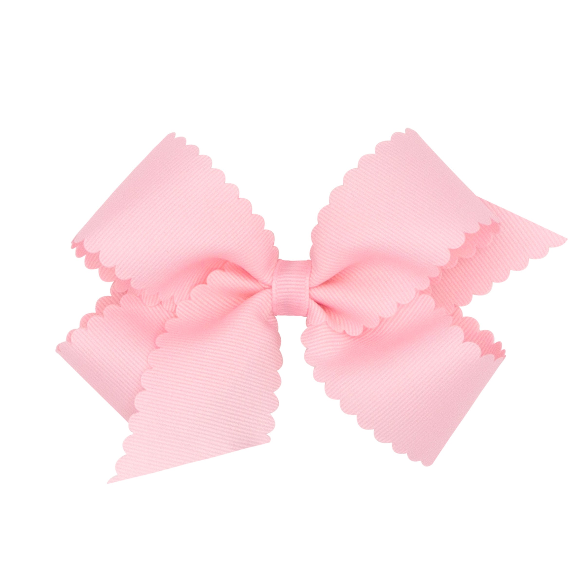 Wee Ones Grosgrain Hair Bow with Scalloped Edge