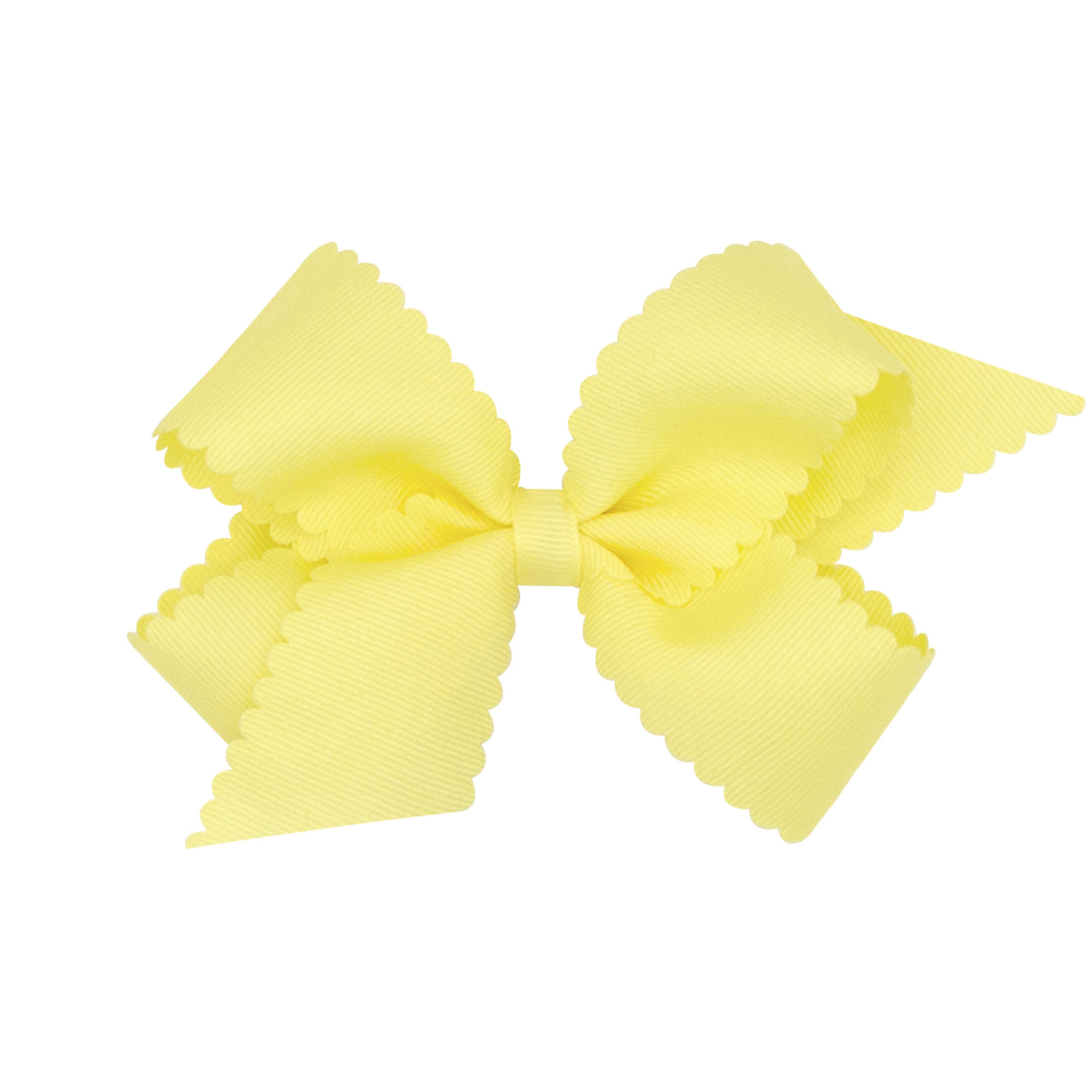 Wee Ones Grosgrain Hair Bow with Scalloped Edge