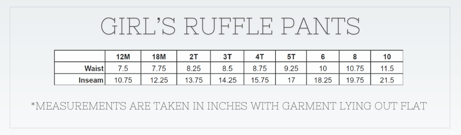 Girls Windowpane Ruffle Pants