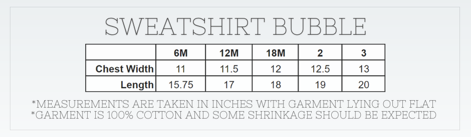 Boys Embroidered Valentines Sweatshirt Bubble