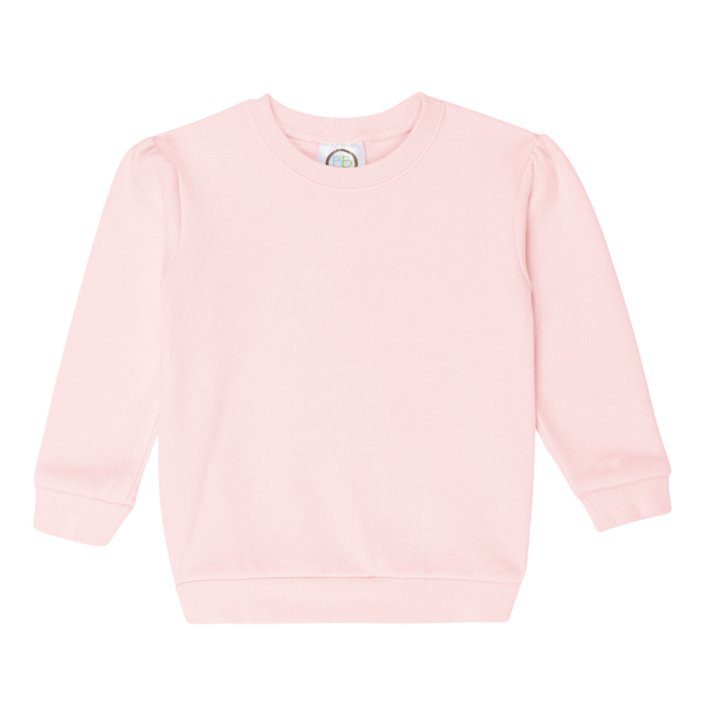 Girls Embroidered Valentines Sweatshirt